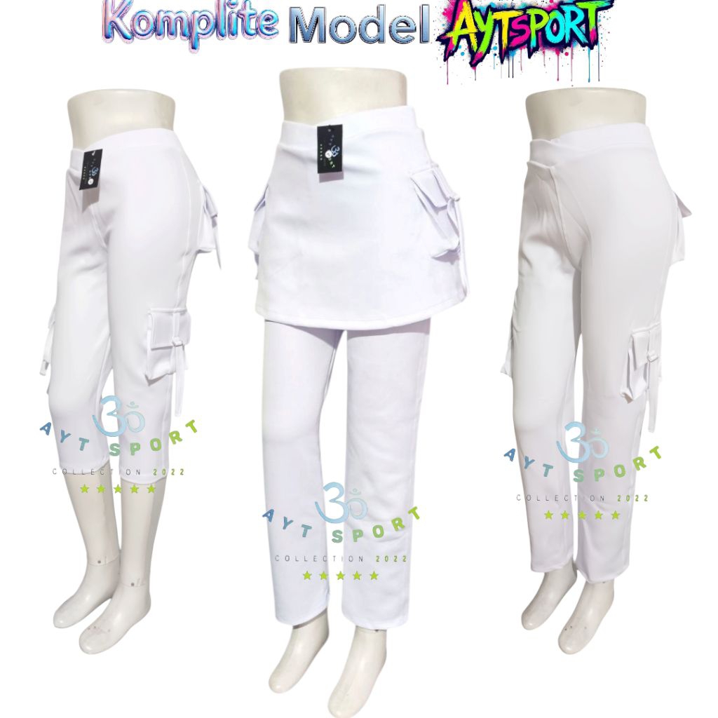 (PUTIH) CELANA SENAM WANITA TERLARIS