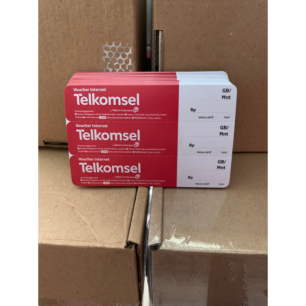 Voucher Kosong Telkomsel / Voucher Zero Telkomsel Per 150 SN