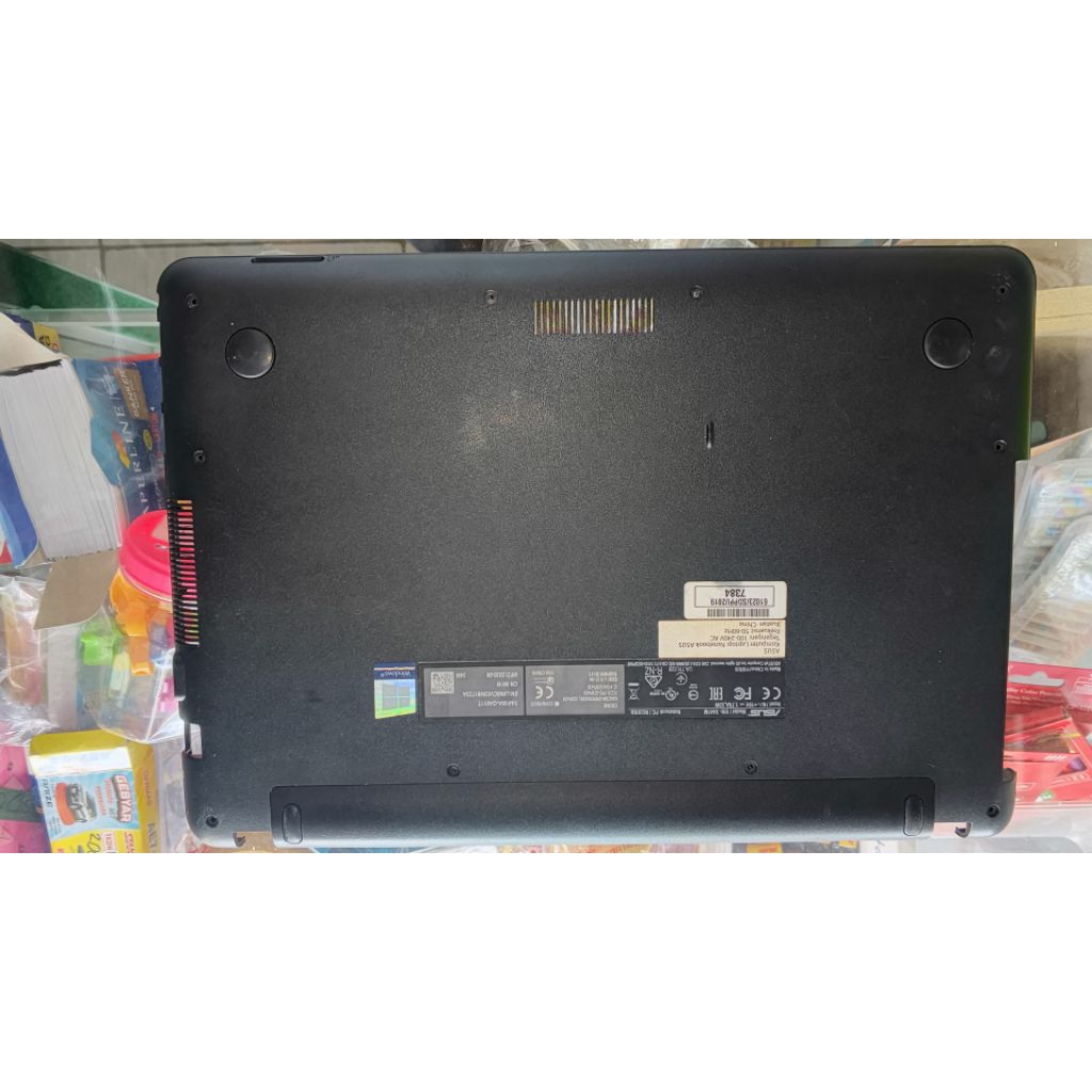 Casing bawah bekas Laptop Asus X441MA copotan normal