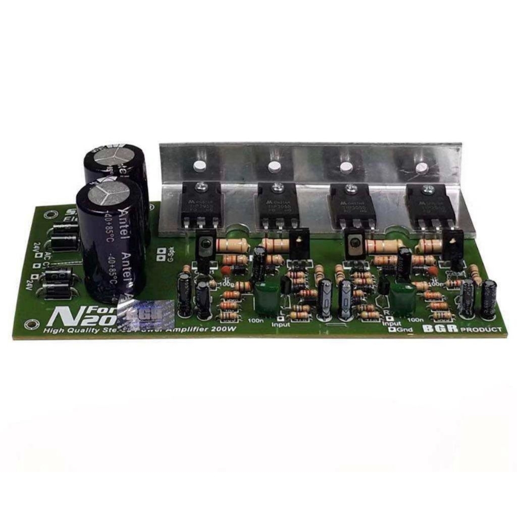 Kit Power Stereo 200W NFORCE N FORCE N200 PLUS PSU BELL BGR N-200 N 200 Amplifier Stereo Audio Sound