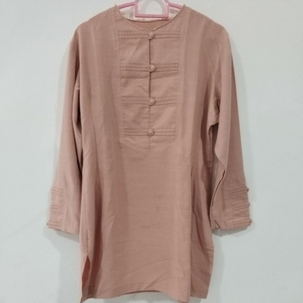 PLOVED TUNIK / ATASAN GAMIS WARNA SALEM