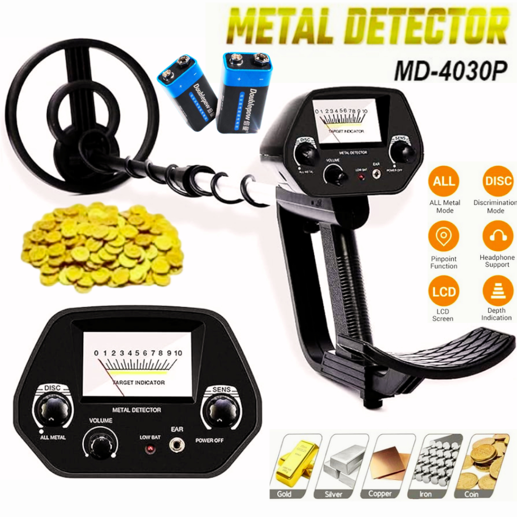 KingDetector MD-4030P Alat Pendeteksi Logam Emas Mulia Didalam Tanah Underground Metal Detector Gold