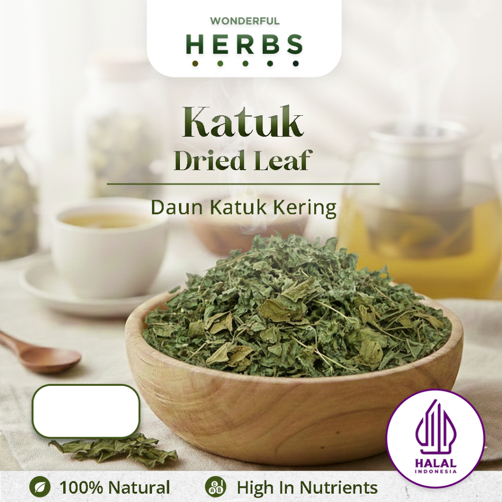 Daun Katuk Kering (Daun Murni)