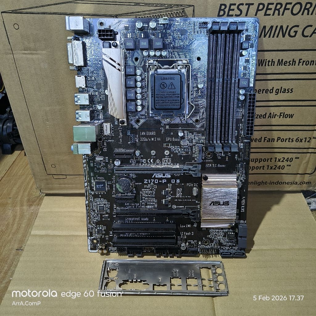 .:: PAKET MOBO Z170 + CORE I5 GEN 6 LGA 1151 ::.