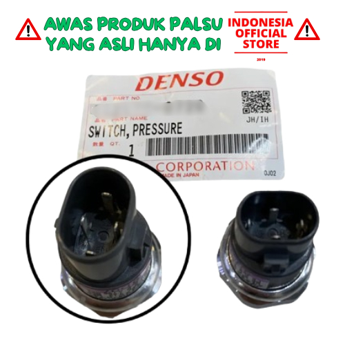 PRESSURE SWITCH VIOS ALTIS SAKLAR PUTAR TEKANAN KAKI EMPAT (4) ORIGINAL ASLI DENSO AC MOBIL