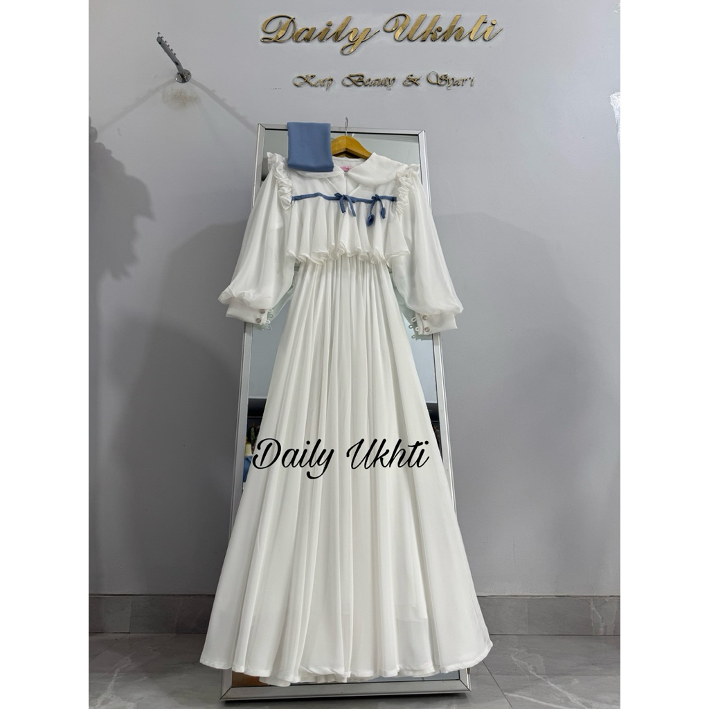 tulip gamis set hijab by daily ukhti