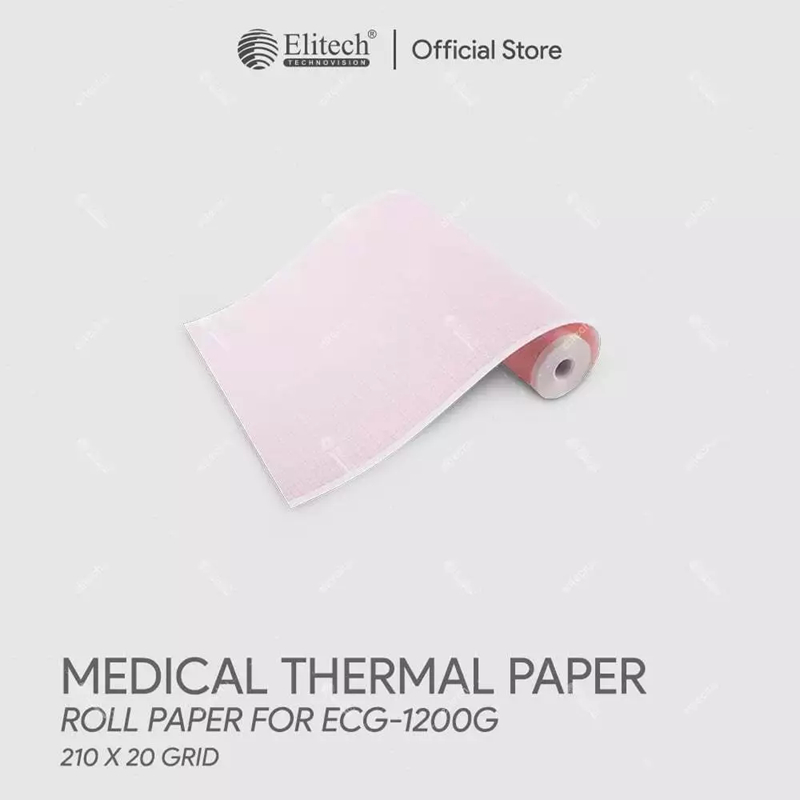 ELITECH Medical Thermal Paper / ECG Paper Roll MTP-RG210 (For ECG-1200G)