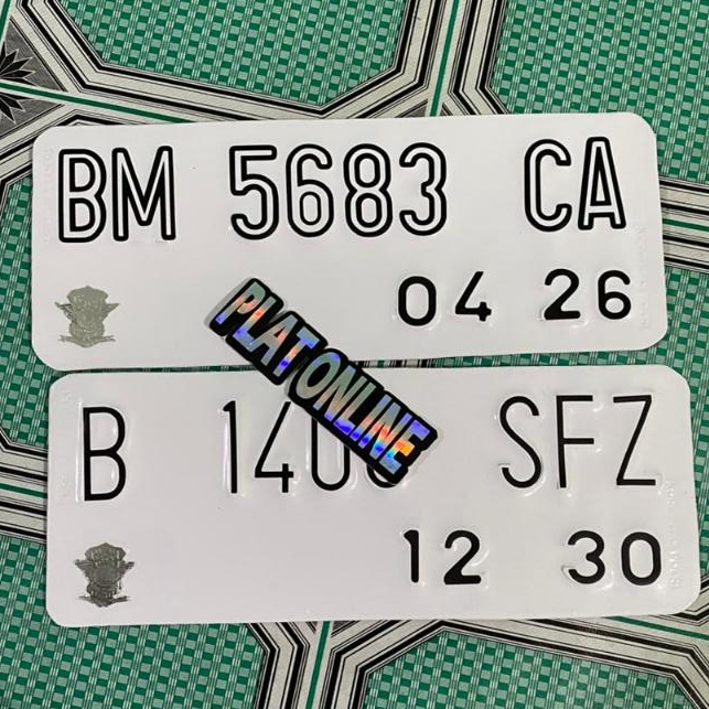 Plat nomor baut tanam motor custom plat nomor motor lipat baut tanam
