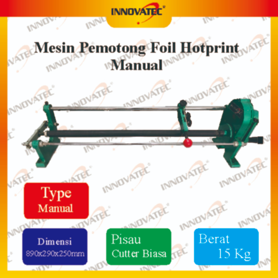 Mesin Pemotong Foil Hotprint Manual