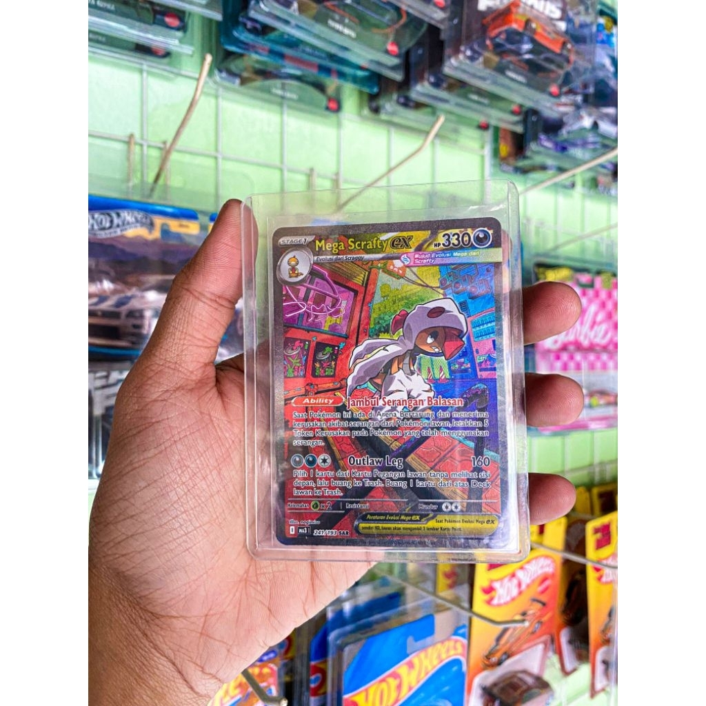 TCG  Pokemon Mega Scrafty 241/193 SAR