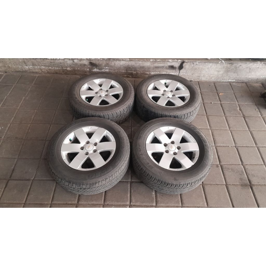 Velg bekas mobil oem captiva ring 16 lebar 6 baut 5x114.3 velg only