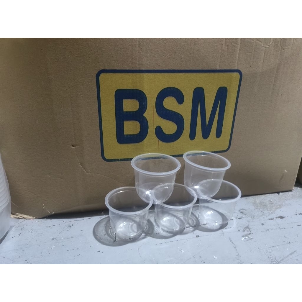 GELAS OVAL UK 10 OZ MERK BSM - CUP OVAL 10OZ ± 300ML ISI 50 PCS