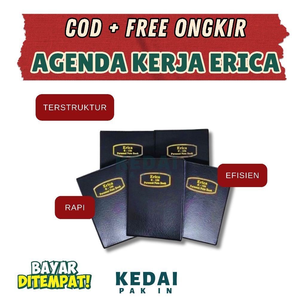 AGENDA KERJA ERICA 156 HITAM
