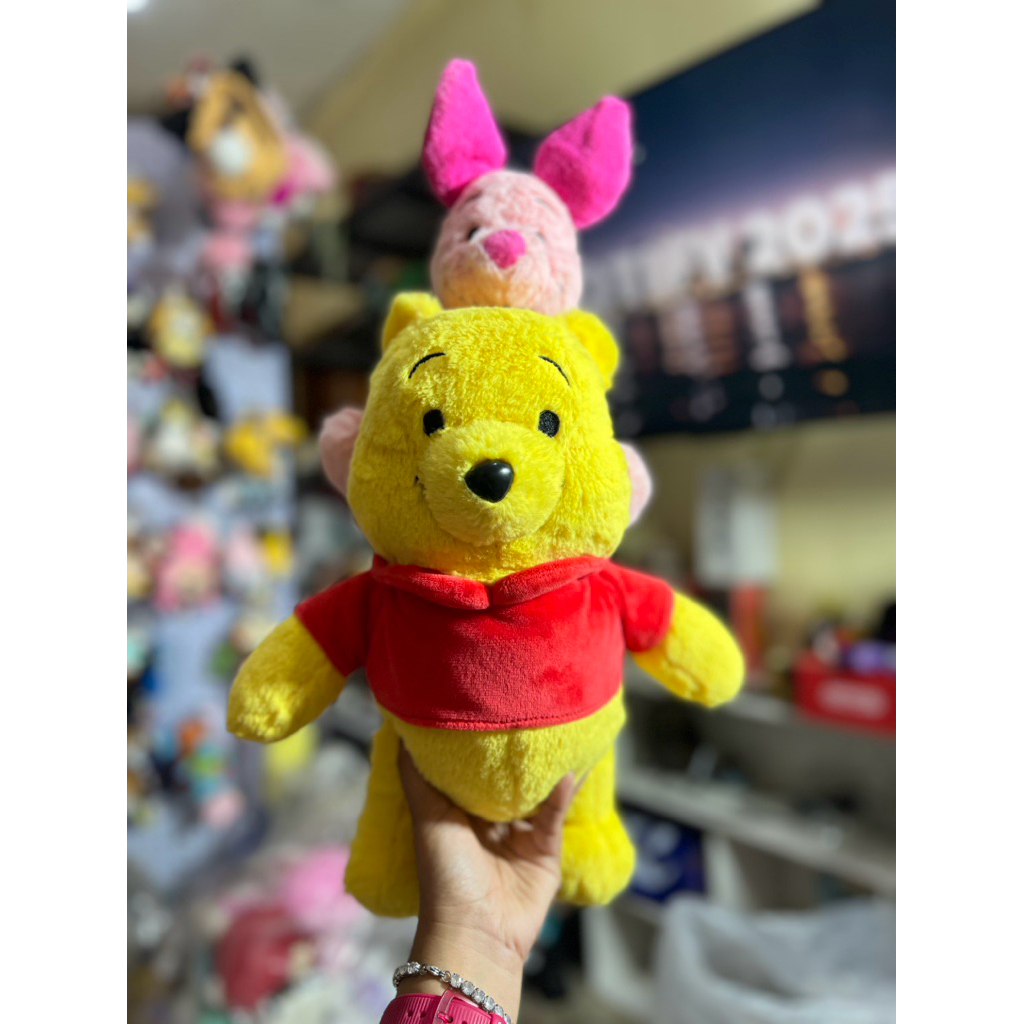 boneka winnie the pooh & piglet