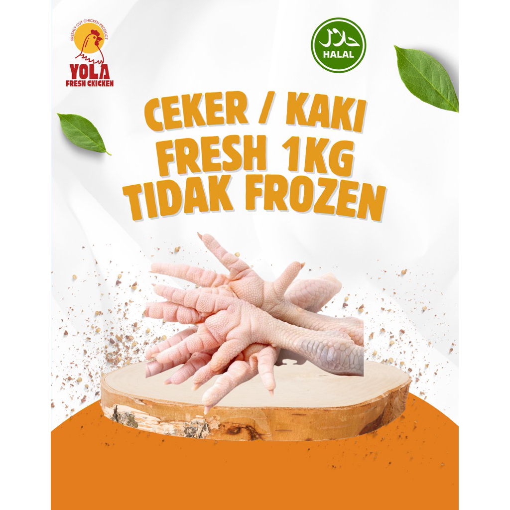 Ceker Ayam Mentah 1Kg - Segar, Berkualitas