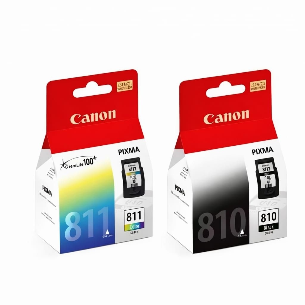Cartridge Canon PG‑810 + CL‑811 Original – Warna Tajam & Hitam Pekat untuk iP2770/MP Series