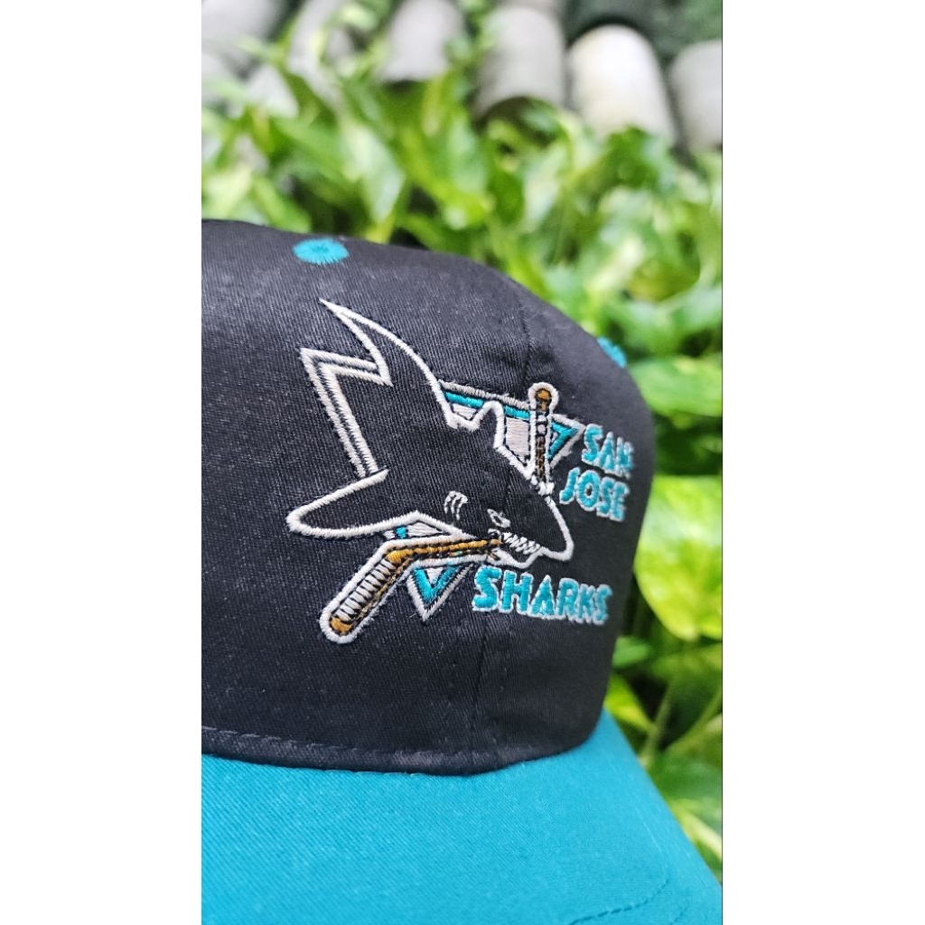 topi vintage San Jose Sharks - Twins ORIGINAL