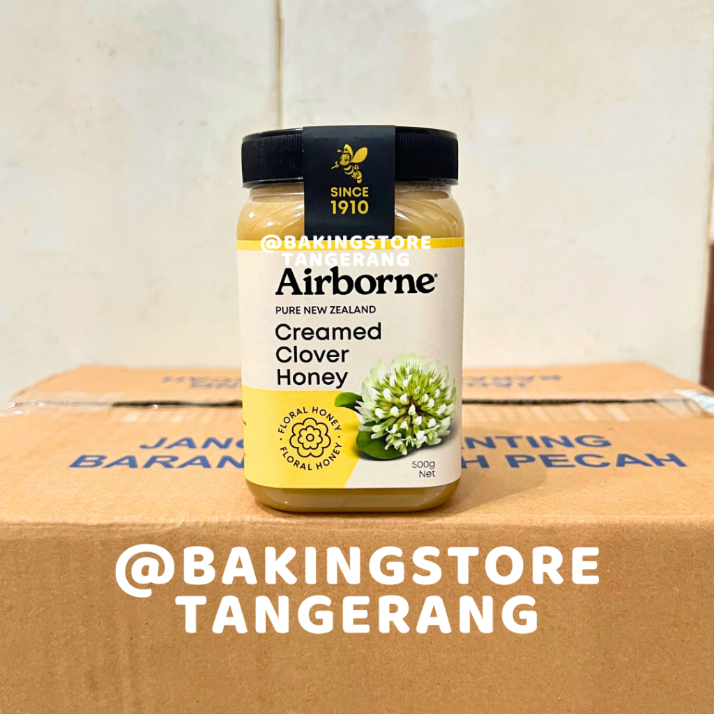 Madu Airborne Clover Honey 500 gr | madu new zealand