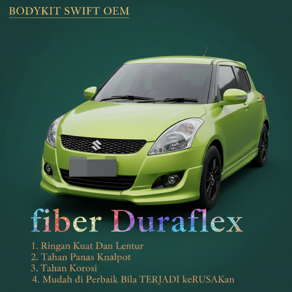 Promo Bodykit All New Swift 2013-2017 Body Kit Bemper Kuat-Tebal-Lentur