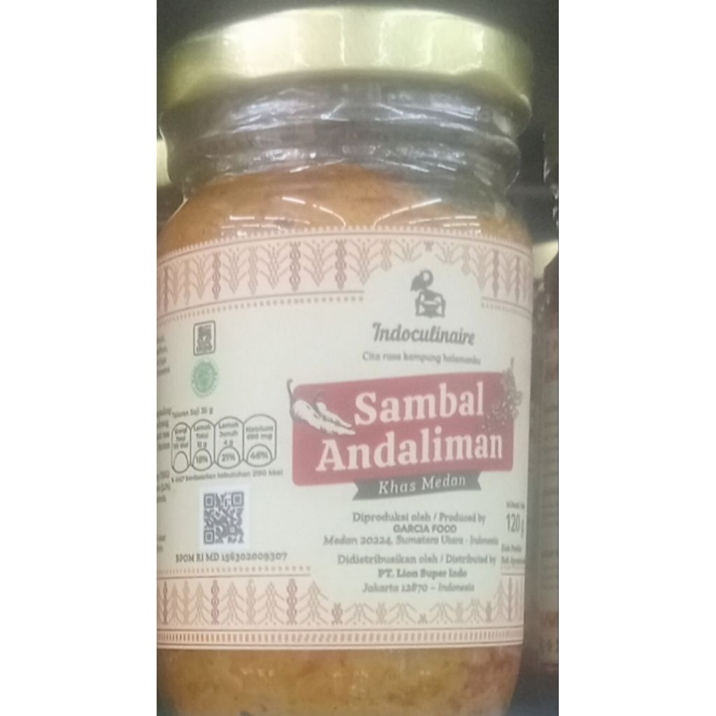 Sambal Andaliman  Khas Medan 120 gr