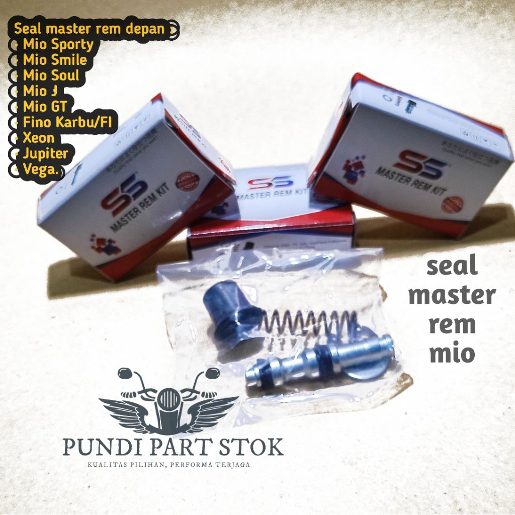 Seal Master rem depan Mio Seal rem cakram depan Yamaha mio Karet rem