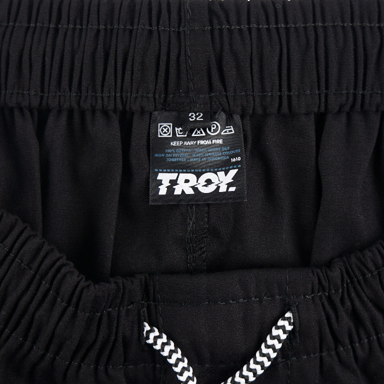 Troy Company Boardshort Black Scholia - Celana Pendek Hitam BBC 3206