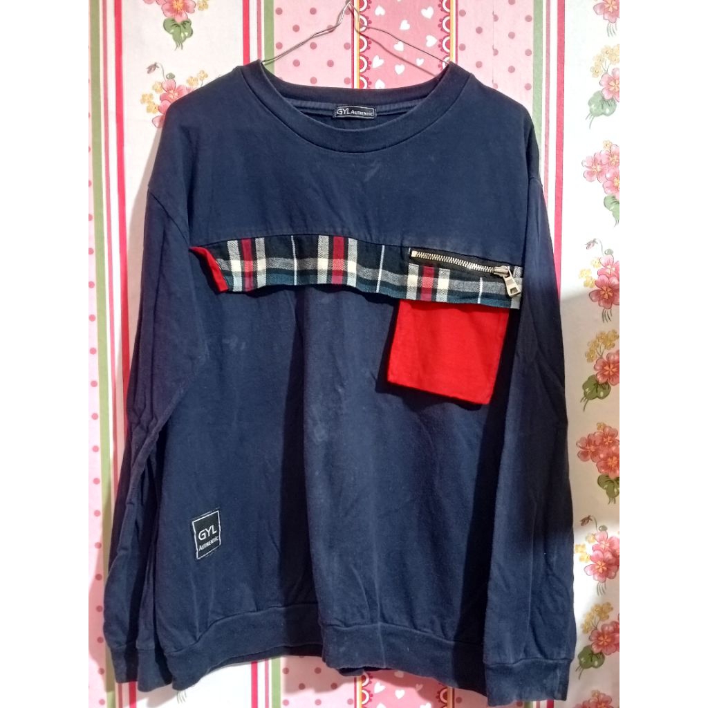 ATASAN SWEATER KAOS CREWNECK