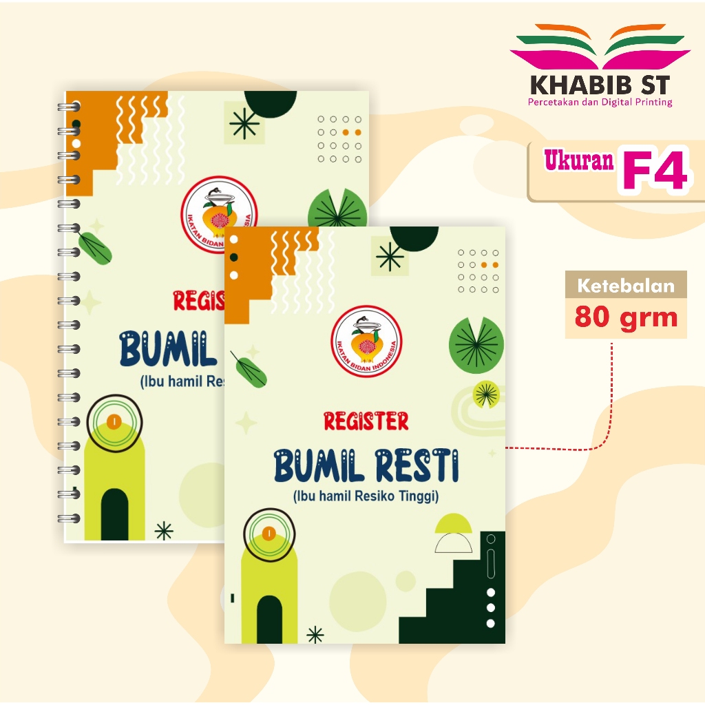 BUKU REGISTER BUMIL RESTI (Ibu Hamil Resiko Tinggi)