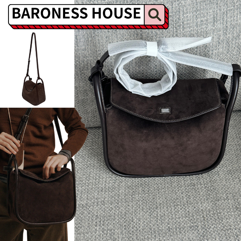 Demaker Dilly suede bag-deep brown
