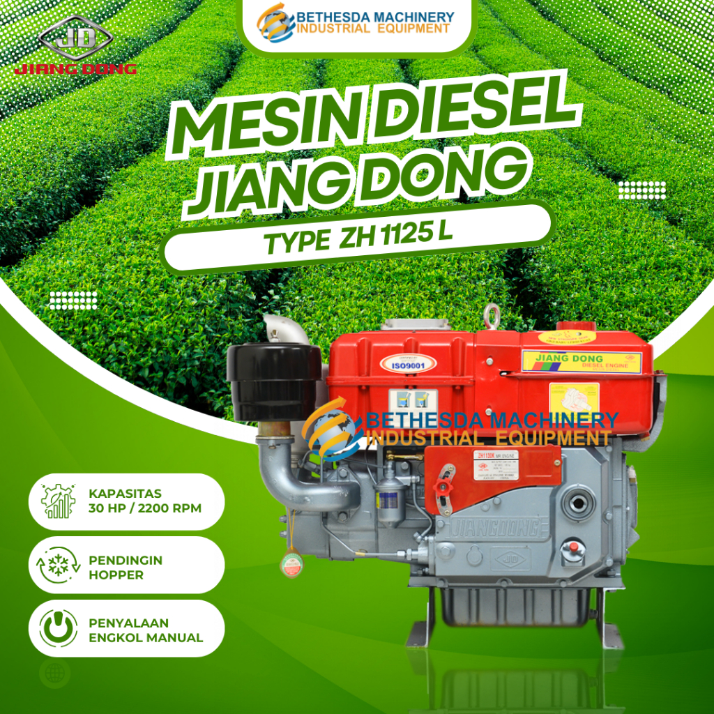 Jiangdong Diesel 30 HP 30 PK - Mesin Penggerak Jiang dong ZH 1125 L