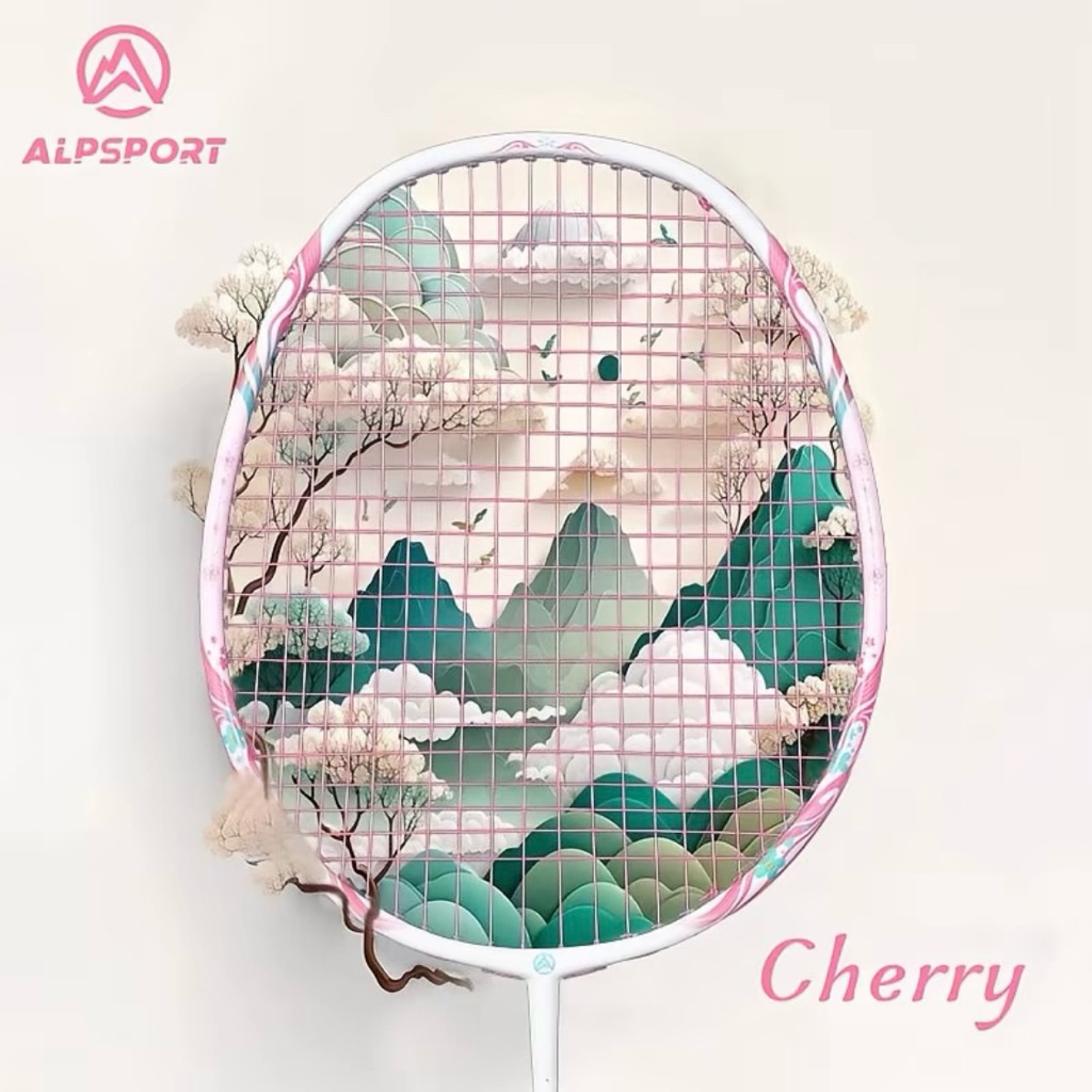 ALP-SPORTS TX-Cherry 4U T600 Karbon Fiber Fleksibel 25Lbs(default 20) Ideal untuk Pemain Serbaguna d