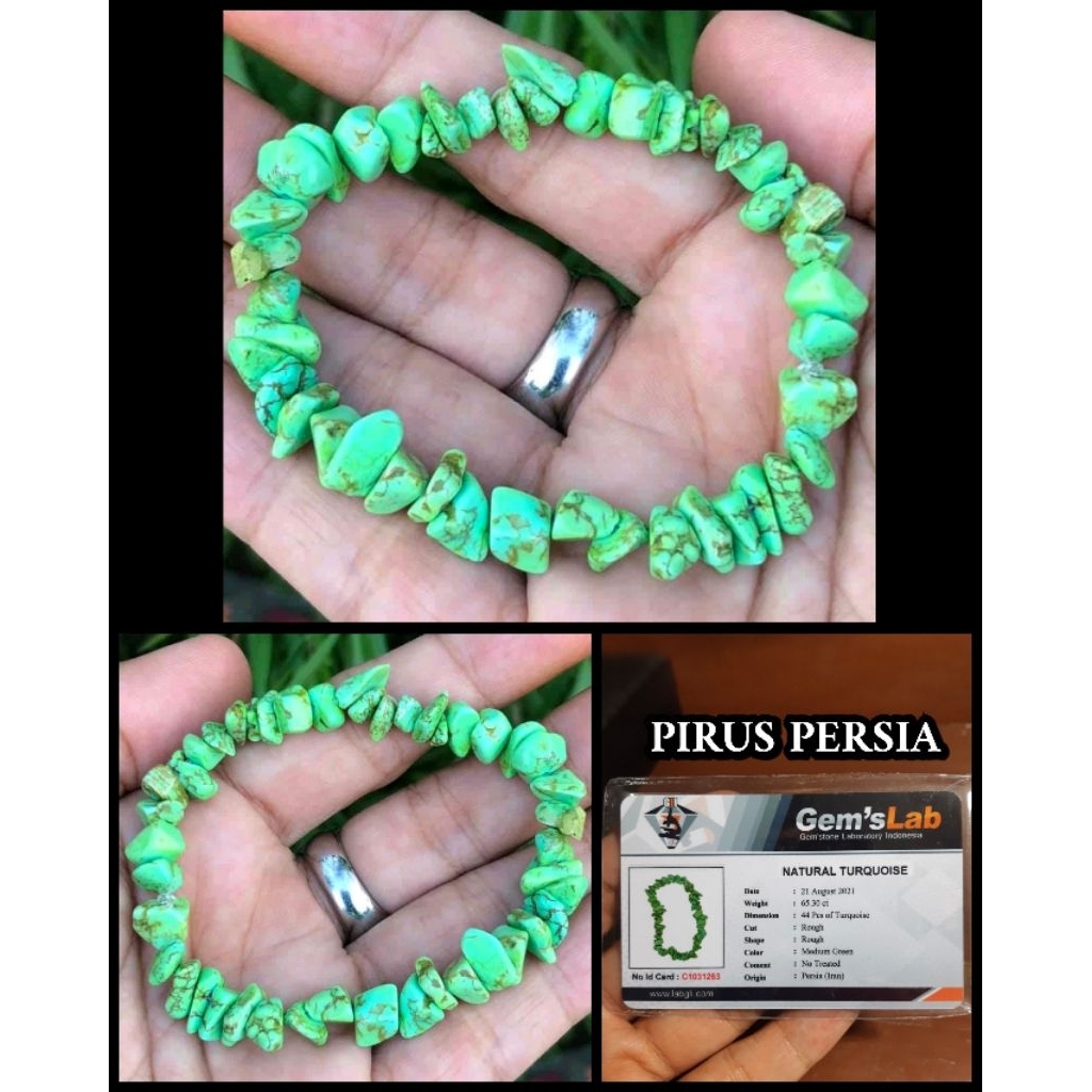 gelang pirus ijo daun persia ngeikilan kuno lawasan