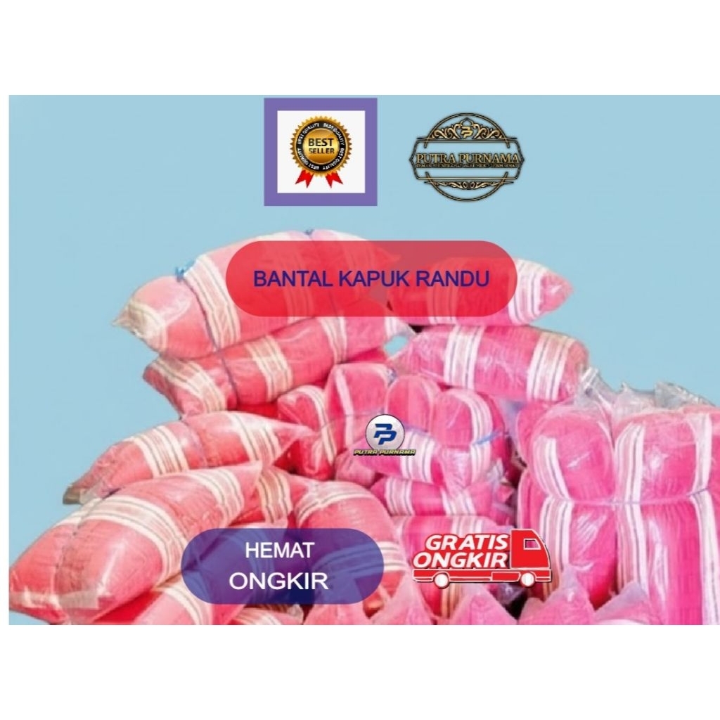 Bantal Kapuk Randu bantal isian full kapuk randu