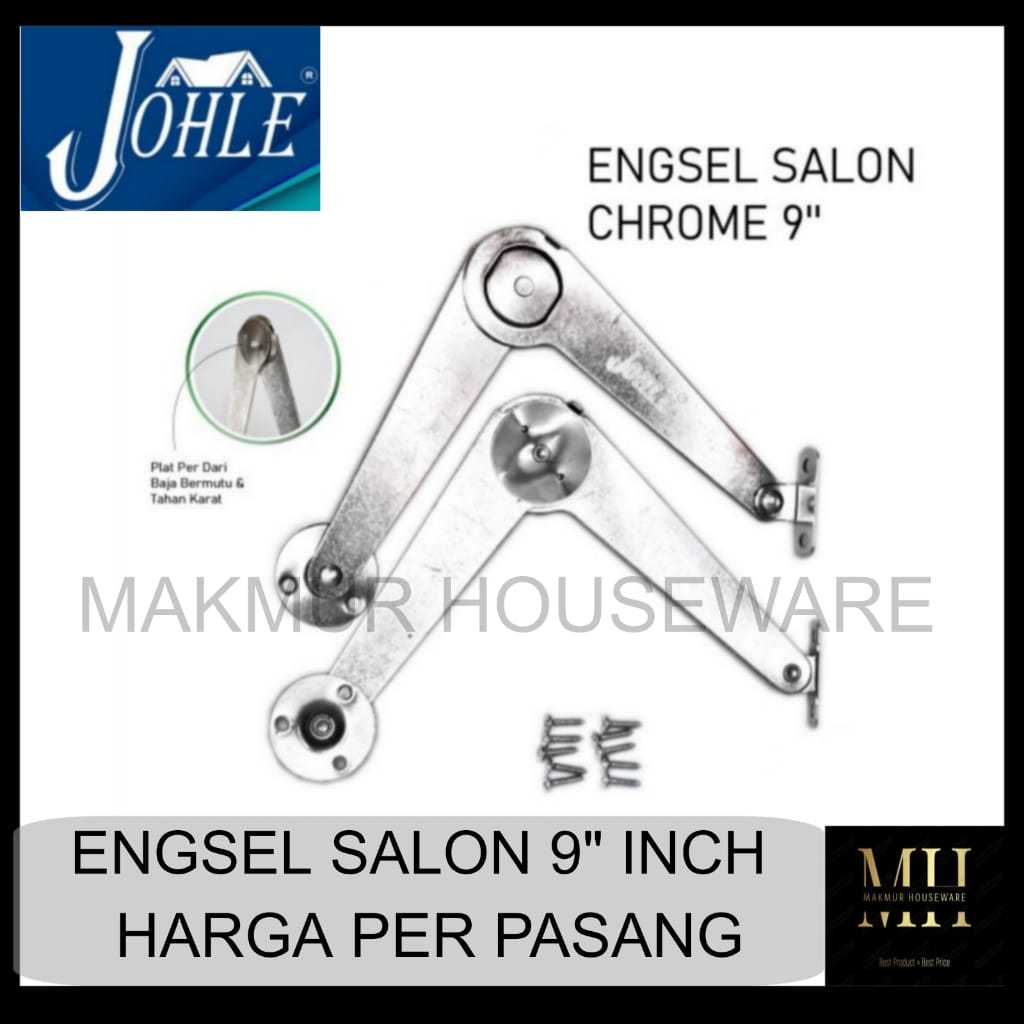 ENGSEL SALON JENDELA 9" INCH MERK JOHLE / ENGSEL LIPAT UNTUK JENDELA / HAK ANGIN UNTUK JENDELA 9"