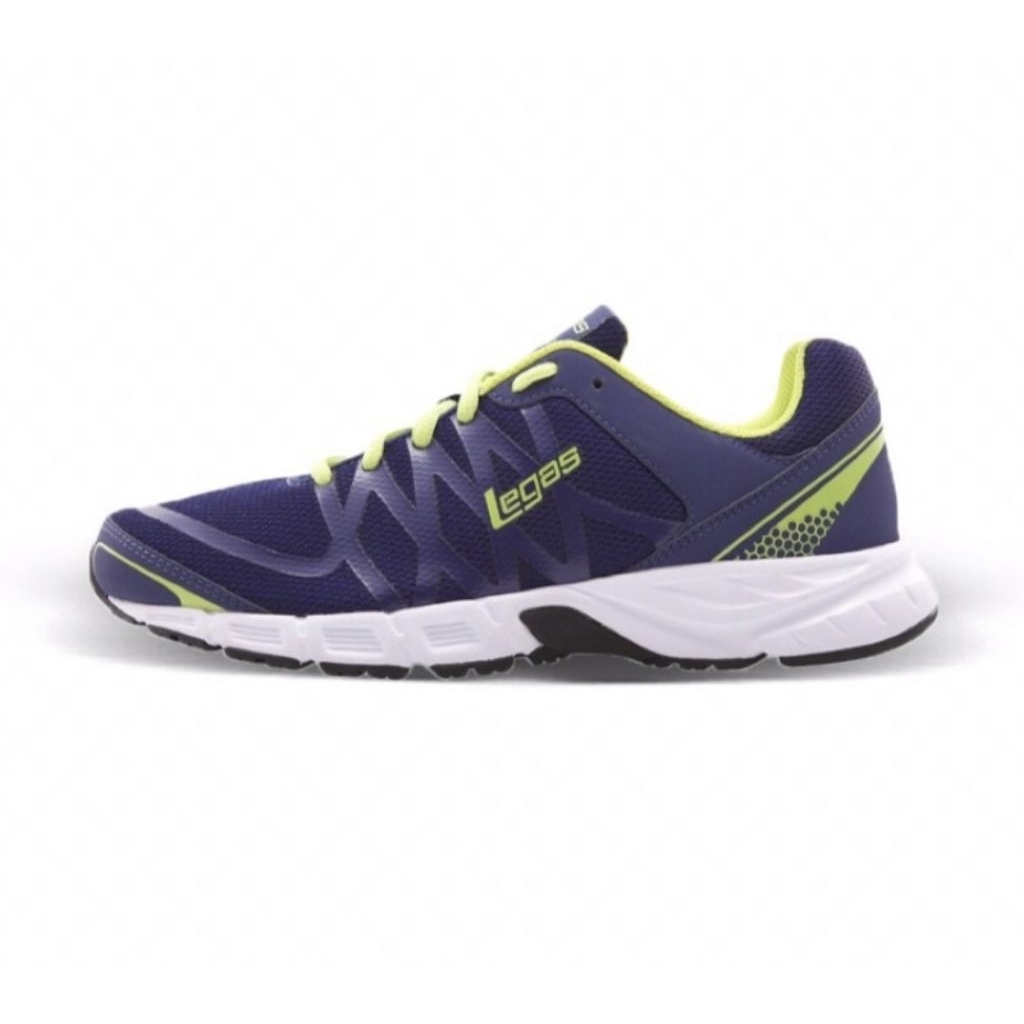 Sepatu League Legas Navy Evo La M Running Shoes Cowo Olahraga Pria Original