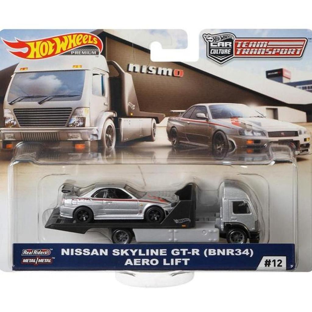 Hotwheels Team Transport 12 Nismo Aero Lift Nissan Skyline GTR R34 BNR34