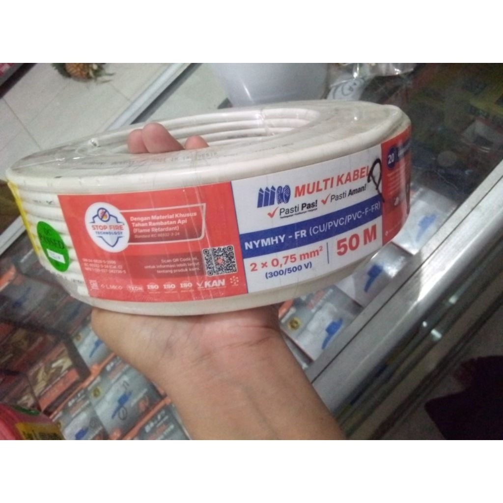 kabel listrik serabut