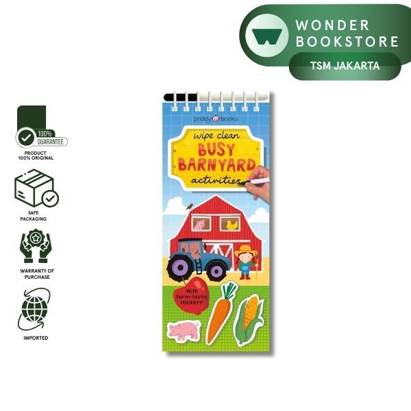 Priddy Books - Wipe Clean Busy Barnyard Activities