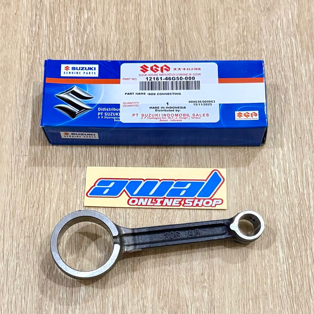 STANG SEHER STANG PISTON CONROD SUZUKI SPIN SKYWAVE SKYDRIVE HAYATE ORIGINAL SGP 12161-46G50