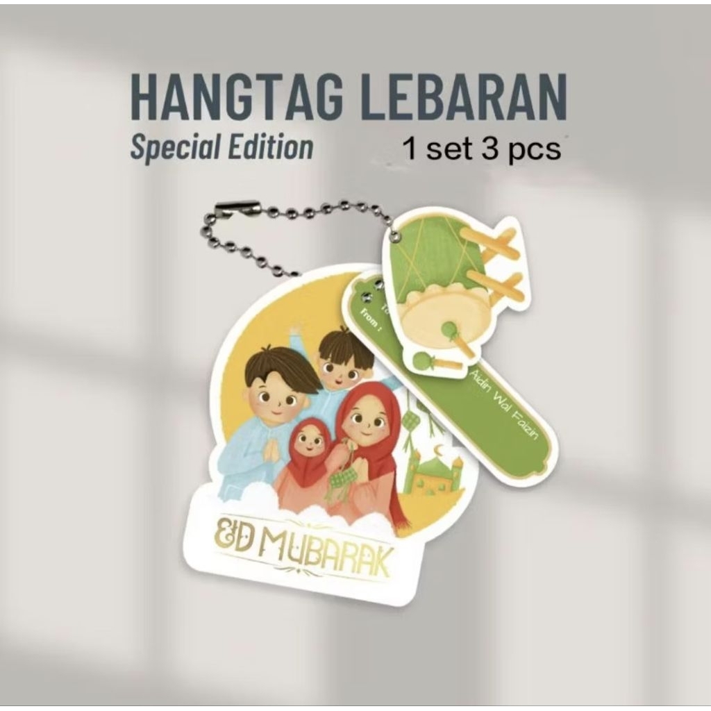 Hang Tag Thank You Card IDUL FITRI LEBARAN