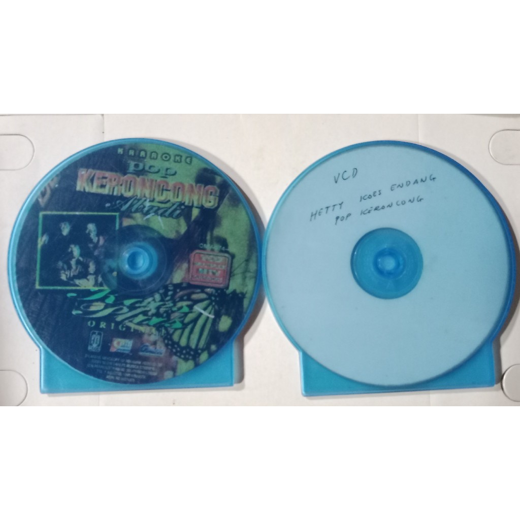 Sepaket VCD Keroncong Abadi Koes Plus & Keroncong Hetty Koes Endang Tanpa Sampul Bonus Kotak