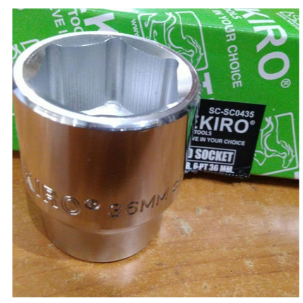 TEKIRO Kunci Sok 36 mm  3/4" inch Mata 6 PT - Socket Sock TEKIRO