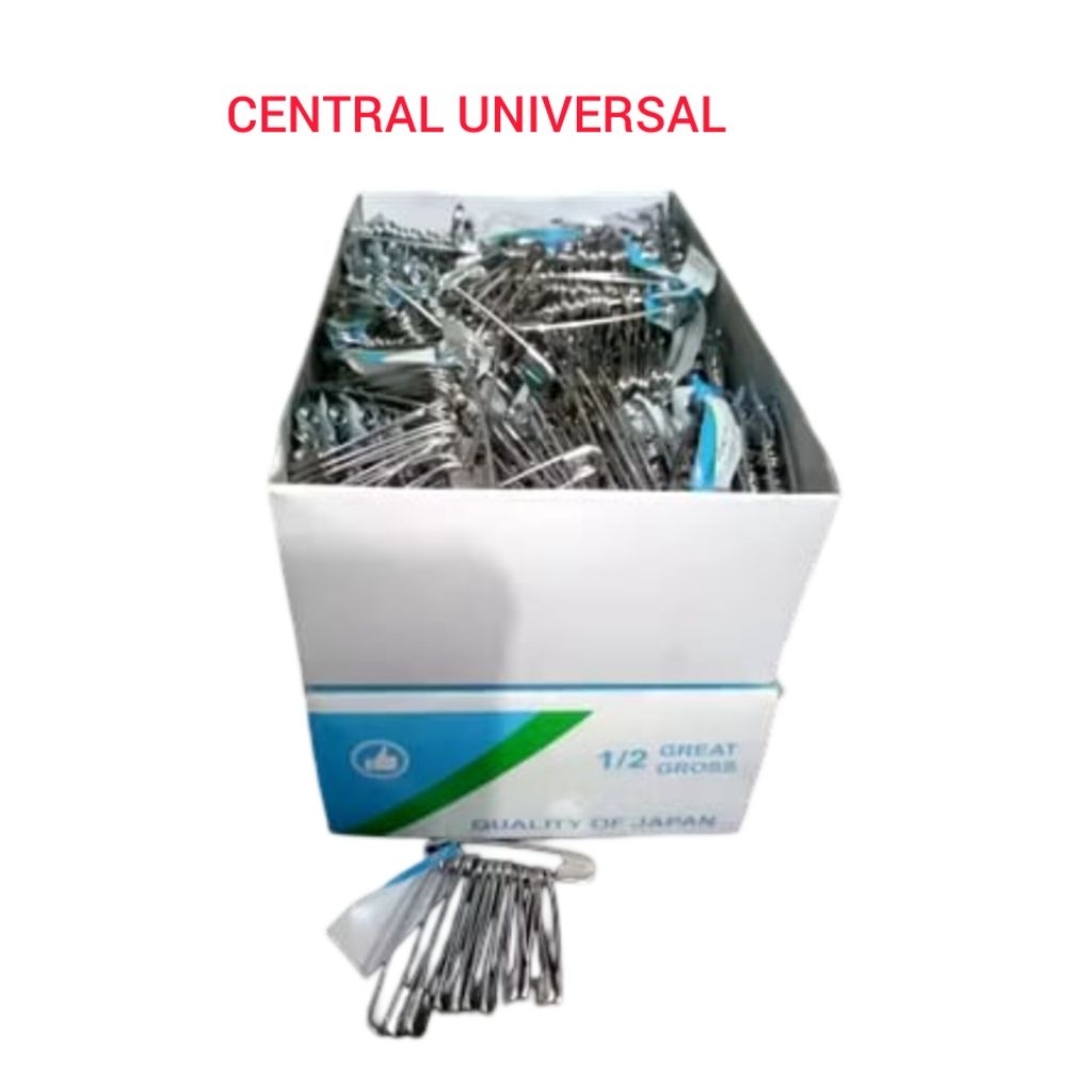 1box 72 lusin peniti jepang great gross / peniti great gross / peniti silver standar / peniti