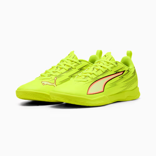 SEPATU FUTSAL ANAK ULTRA 6 PLAY IT Jr Yellow Alert-PUMA Bla 109056 01
