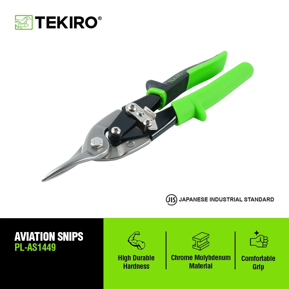 TEKIRO GUNTING SENG AVIATION SNIPS 10 INCH Gunting baja ringan / gunting plat GUNTING SENG TEKIRO 10
