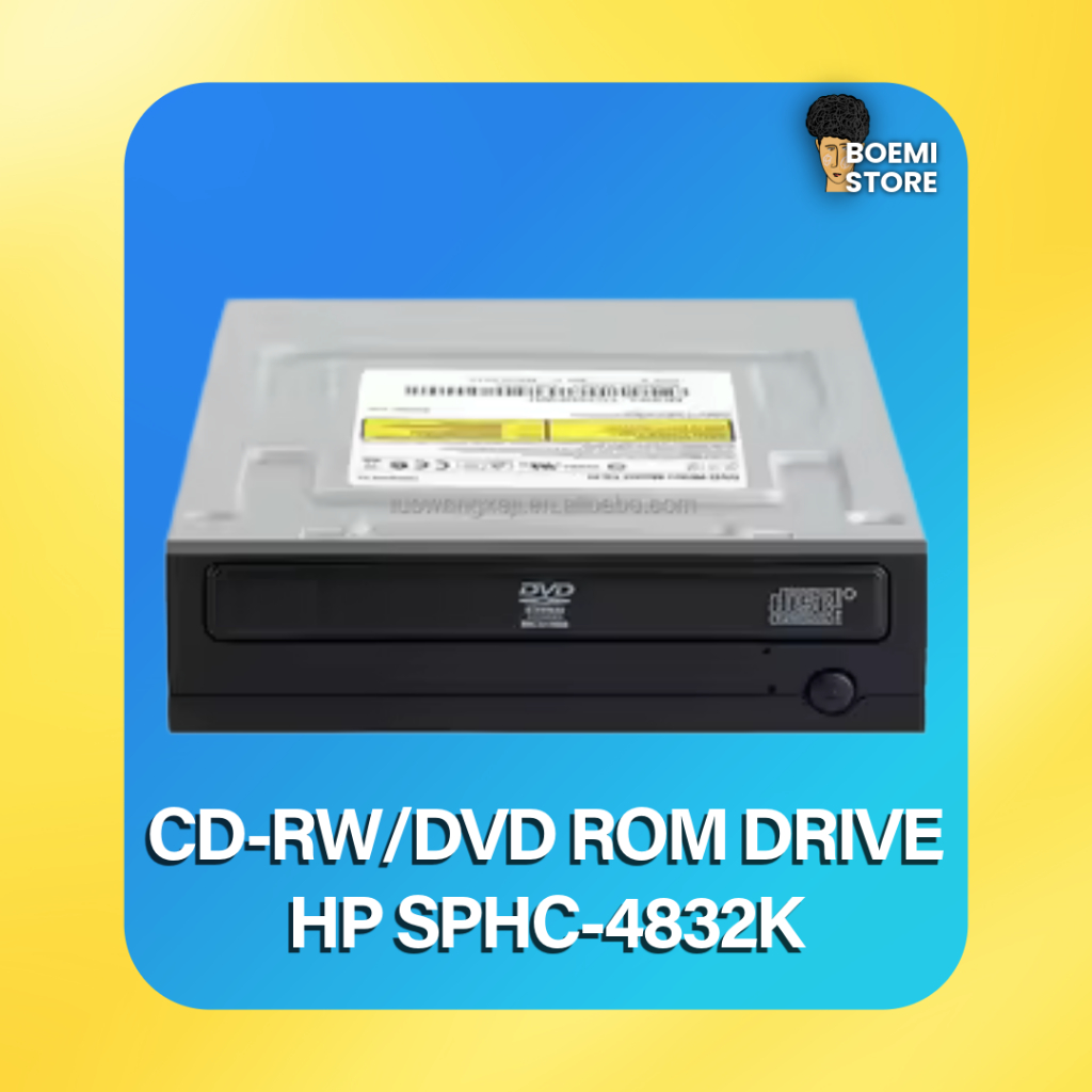 DVD RW HP SPHC-4832K Internal PC SATA Burning CD DVD 22x 48x Silver 2MB Buffer