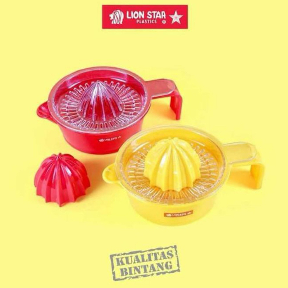 PERASAN JERUK LION STAR PLASTIK SQ-1 & SQ-2 (WARNA RANDOM) MANUAL LEMON SQUEEZER