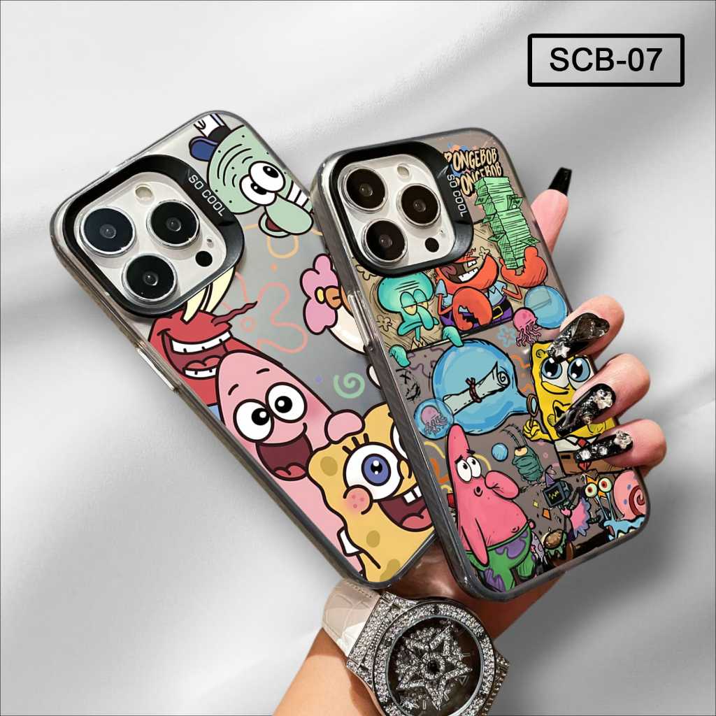 Case Gambar SpongeBob SquarePants Case IMD Hologram for Vivo Y21D - SCB07