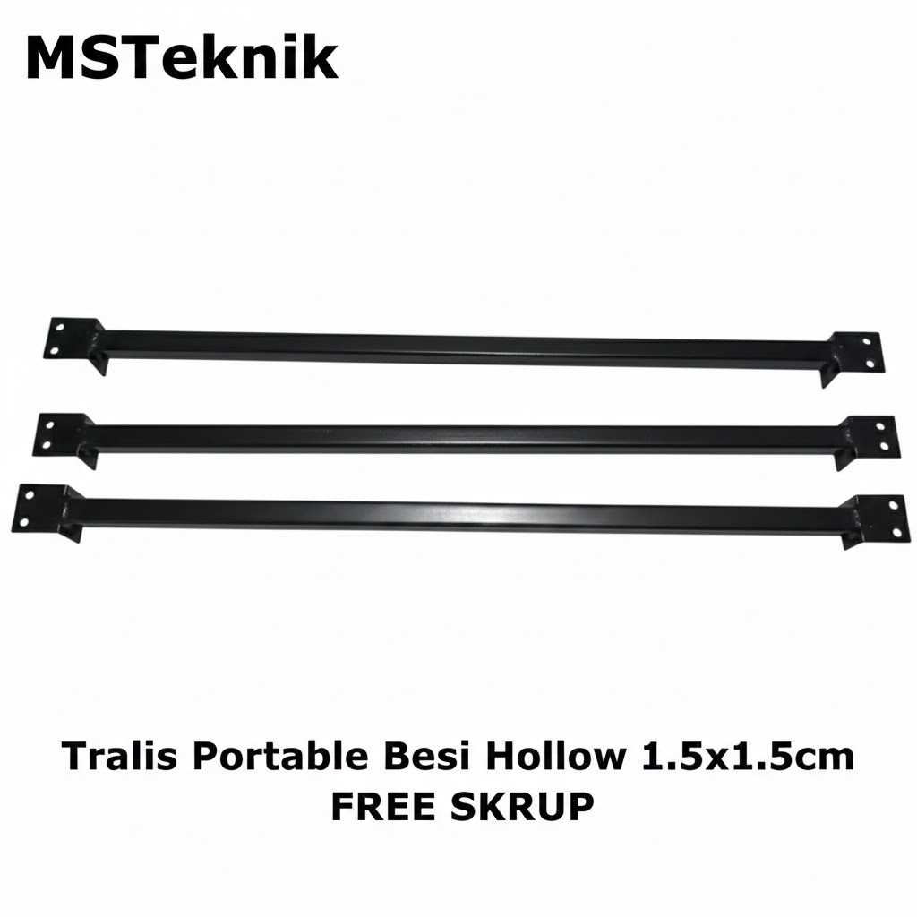tralis jendela minimalis portabel besi hollow 1,5 x 1 5 panjang 20 sd 50