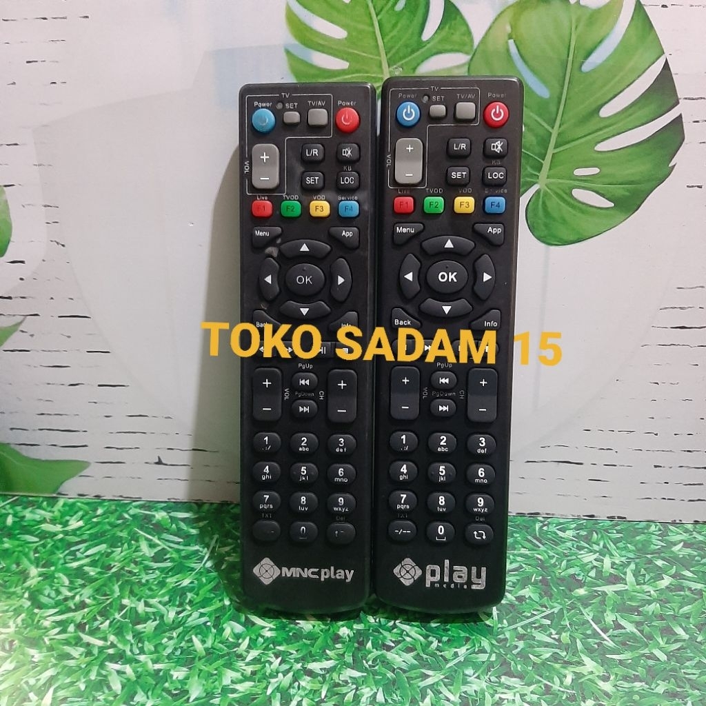 REMOTE REMOT RECEIVER PARABOLA PLAY MEDIA MNC PLAY ORIGINAL ASLI